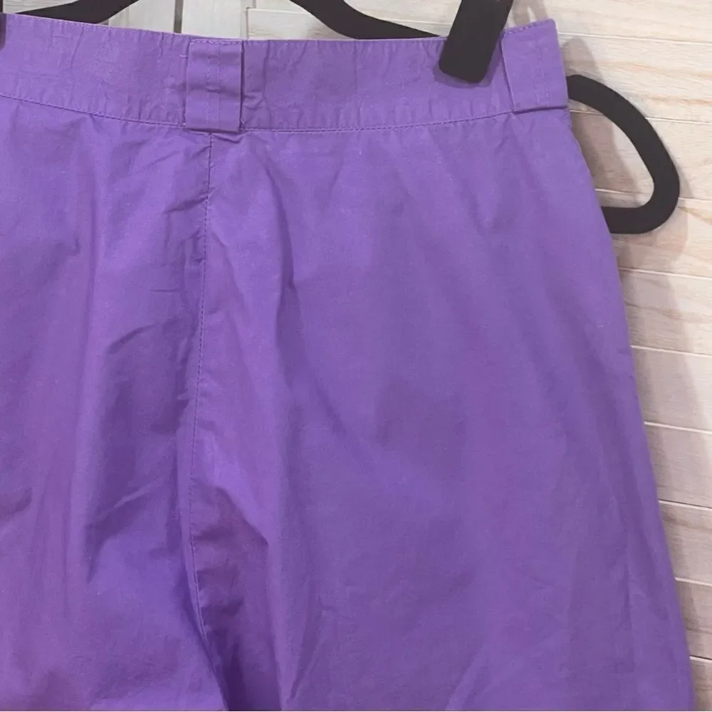 Chrstian Dior Actifs Vintage 80s High Waisted Bermuda Shorts 10 / Small